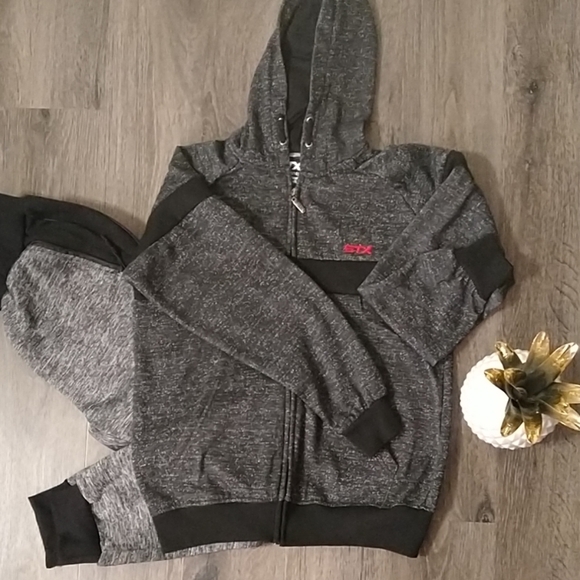 Boy Grey & Black Sweatshirt - Picture 1 of 5
